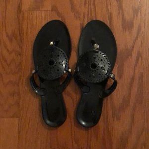 Jack Rogers Black Jelly Sandals